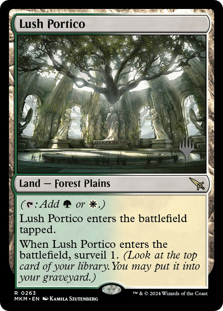 Lush Portico (Promo Pack) [Murders at Karlov Manor Promos] | Good Games Cannington