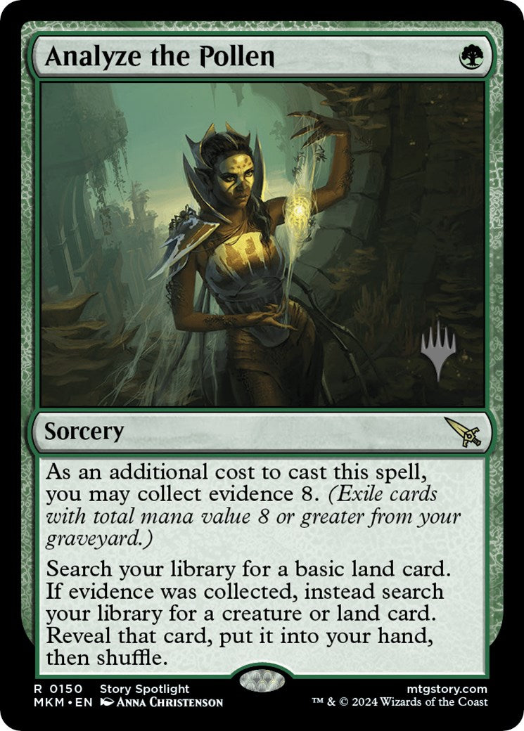 Analyze the Pollen (Promo Pack) [Murders at Karlov Manor Promos] | Good Games Cannington