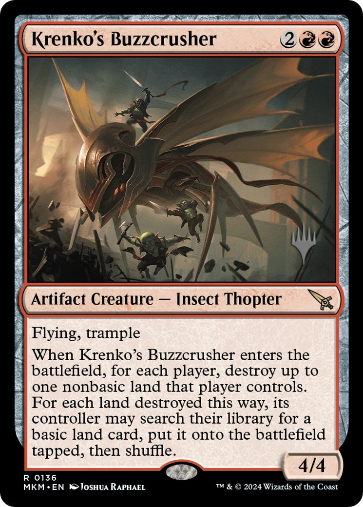 Krenko's Buzzcrusher (Promo Pack) [Murders at Karlov Manor Promos] | Good Games Cannington