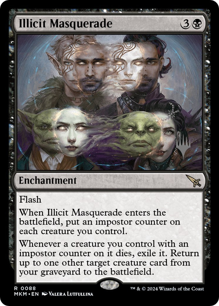 Illicit Masquerade (Promo Pack) [Murders at Karlov Manor Promos] | Good Games Cannington