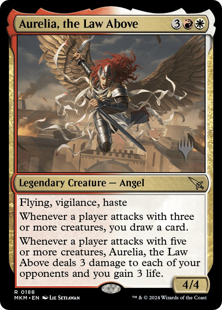 Aurelia, the Law Above (Promo Pack) [Murders at Karlov Manor Promos] | Good Games Cannington