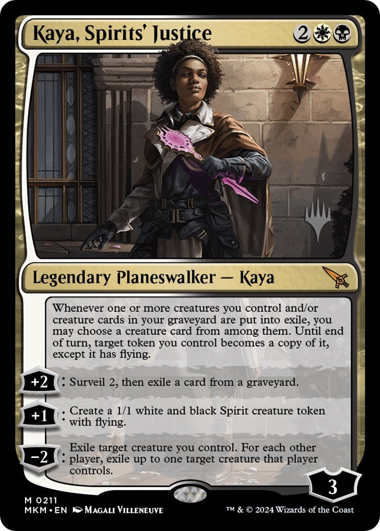 Kaya, Spirits' Justice (Promo Pack) [Murders at Karlov Manor Promos] | Good Games Cannington