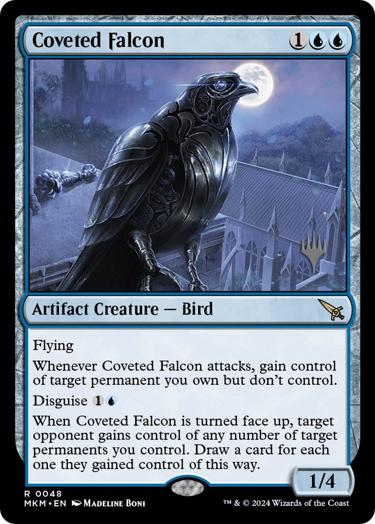 Coveted Falcon (Promo Pack) [Murders at Karlov Manor Promos] | Good Games Cannington