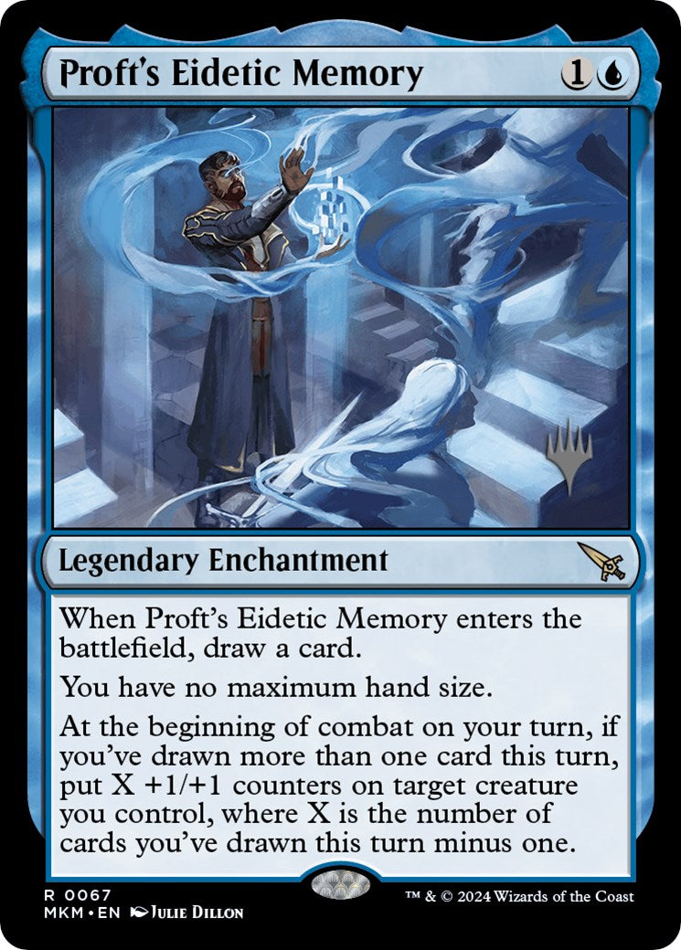 Proft's Eidetic Memory (Promo Pack) [Murders at Karlov Manor Promos] | Good Games Cannington