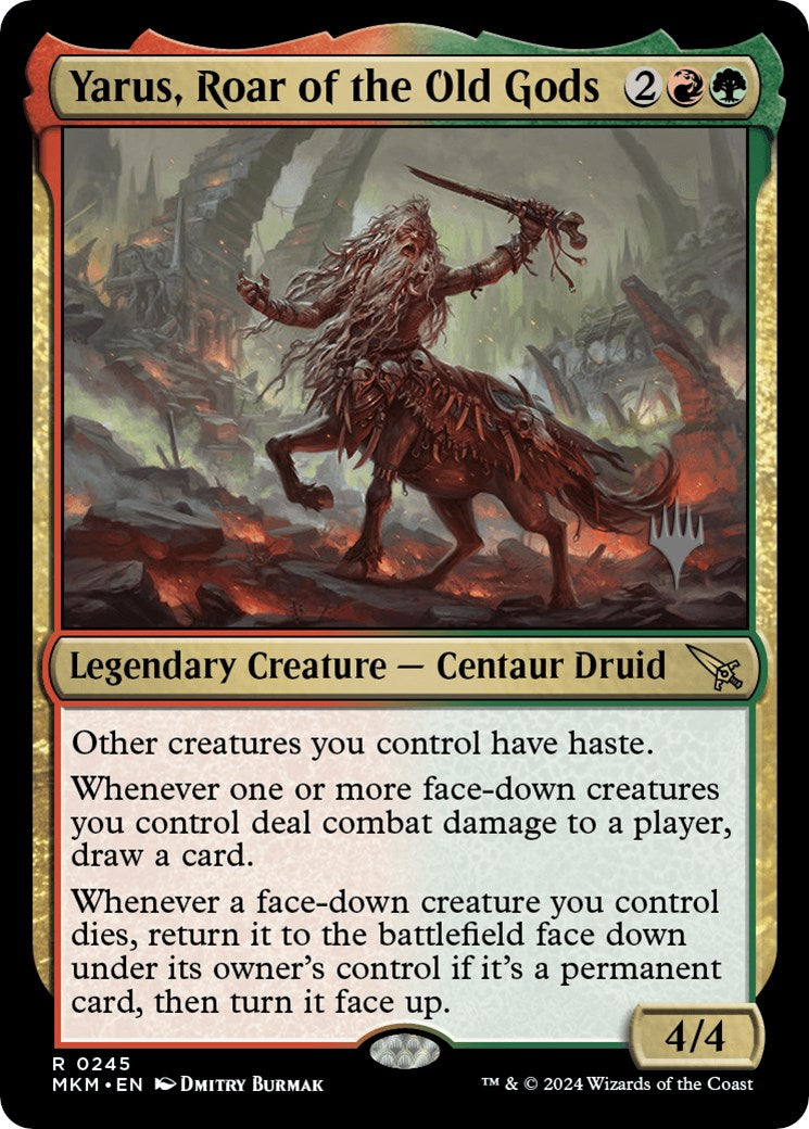 Yarus, Roar of the Old Gods (Promo Pack) [Murders at Karlov Manor Promos] | Good Games Cannington