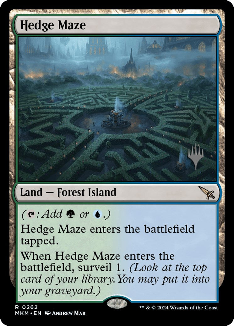 Hedge Maze (Promo Pack) [Murders at Karlov Manor Promos] | Good Games Cannington