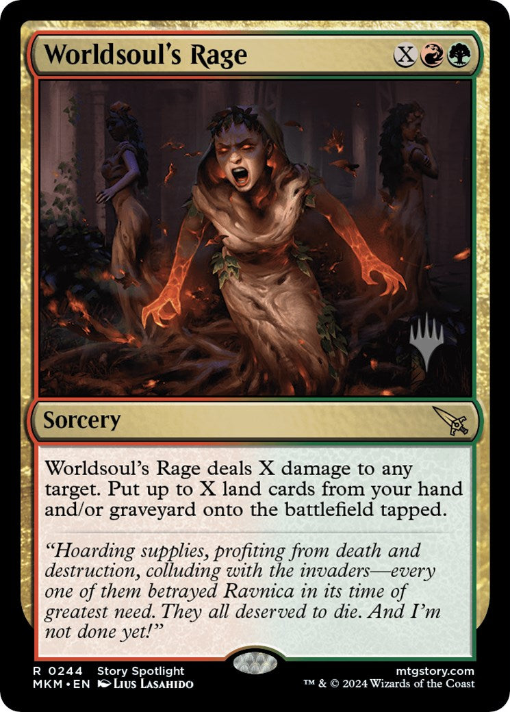 Worldsoul's Rage (Promo Pack) [Murders at Karlov Manor Promos] | Good Games Cannington