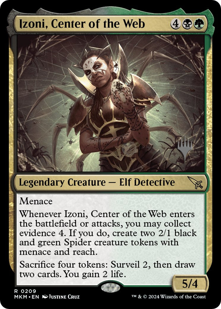 Izoni, Center of the Web (Promo Pack) [Murders at Karlov Manor Promos] | Good Games Cannington