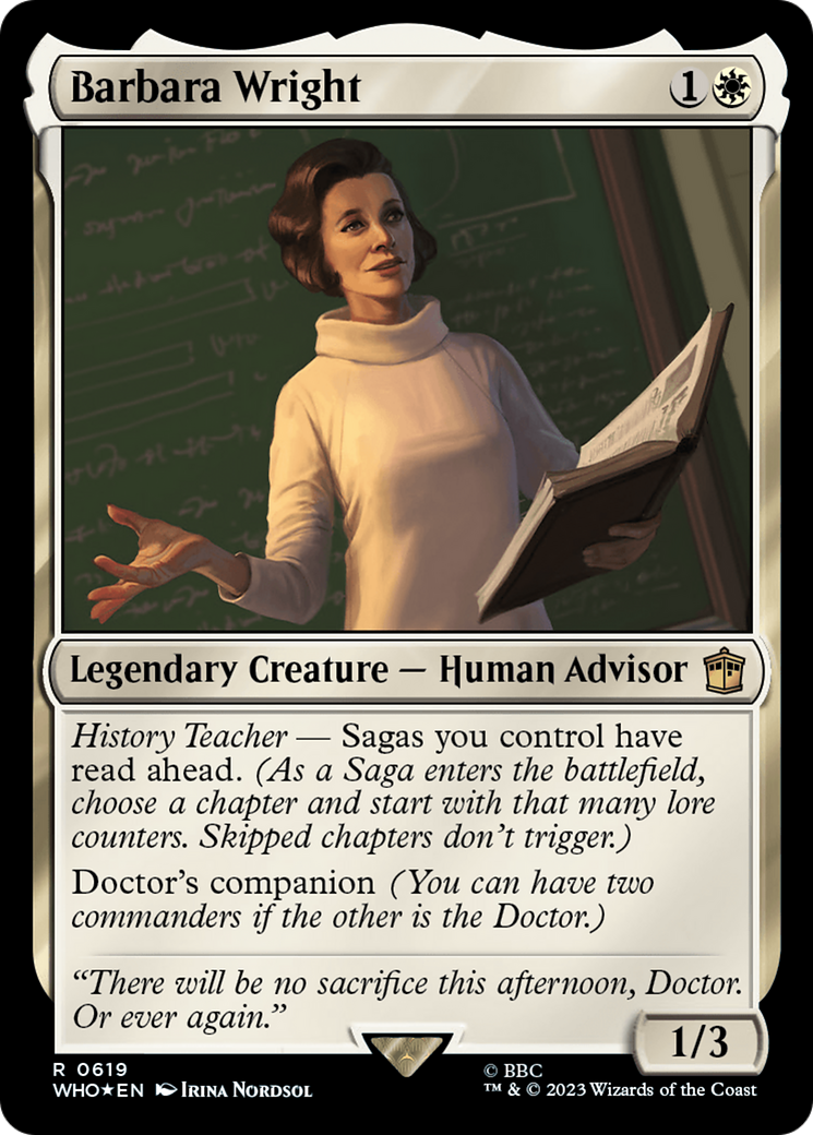 Barbara Wright (Surge Foil) [Doctor Who] | Good Games Cannington