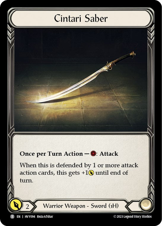 Mandible Claw // Cintari Saber [HVY005 // HVY094] (Heavy Hitters) | Good Games Cannington