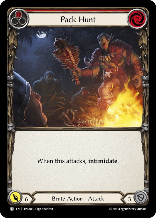 Pack Hunt (Red) [RNR013] (Rhinar Hero Deck) | Good Games Cannington