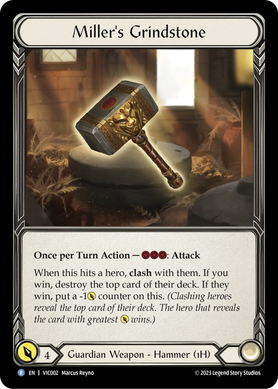 Miller's Grindstone [VIC002] (Heavy Hitters Victor Blitz Deck) | Good Games Cannington