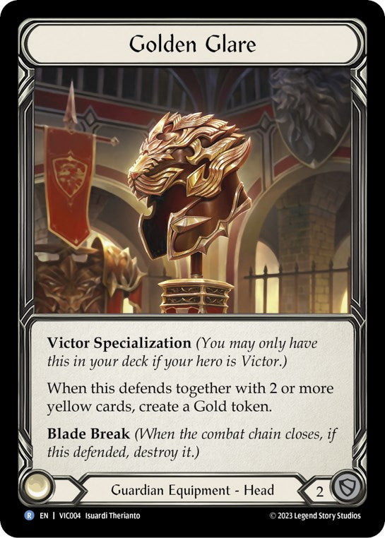 Golden Glare [VIC004] (Heavy Hitters Victor Blitz Deck) | Good Games Cannington