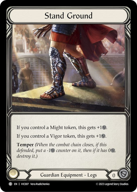 Stand Ground [VIC007] (Heavy Hitters Victor Blitz Deck) | Good Games Cannington