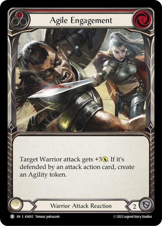 Agile Engagement (Red) [KSI012] (Heavy Hitters Kassai Blitz Deck) | Good Games Cannington