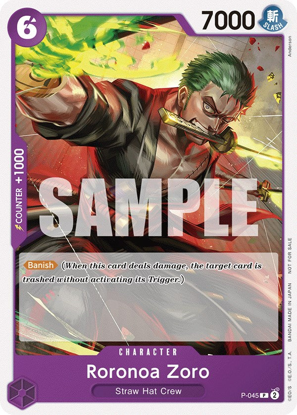 Roronoa Zoro (OP-06 Pre-Release Tournament) [Participant] [One Piece Promotion Cards] | Good Games Cannington