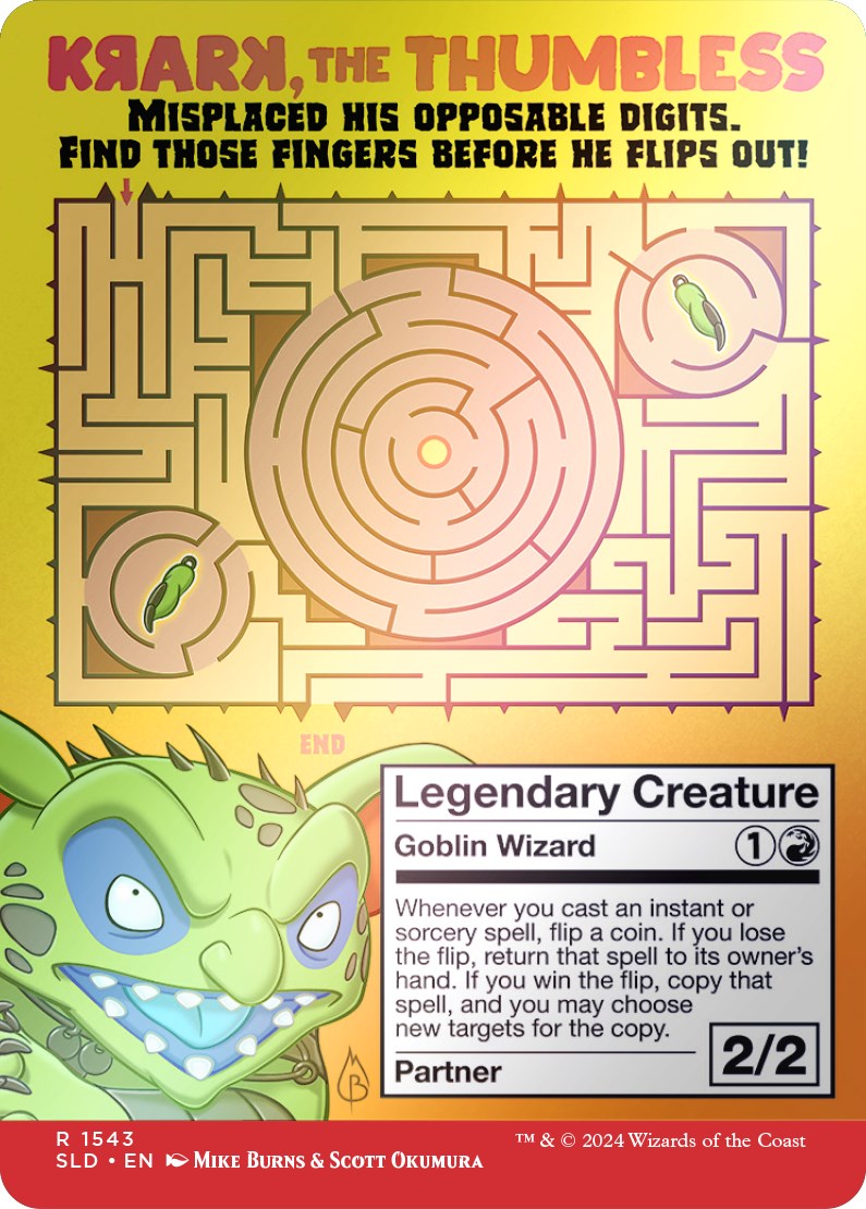 Krark, the Thumbless (Rainbow Foil) [Secret Lair Drop Series] | Good Games Cannington
