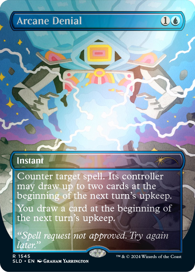 Arcane Denial (Rainbow Foil) [Secret Lair Drop Series] | Good Games Cannington