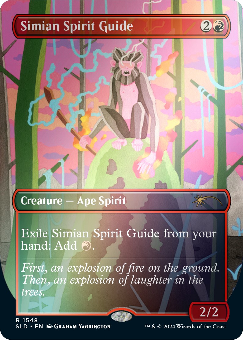 Simian Spirit Guide (Rainbow Foil) [Secret Lair Drop Series] | Good Games Cannington