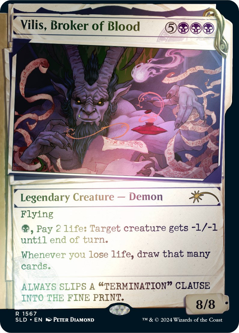 Vilis, Broker of Blood (Rainbow Foil) [Secret Lair Drop Series] | Good Games Cannington