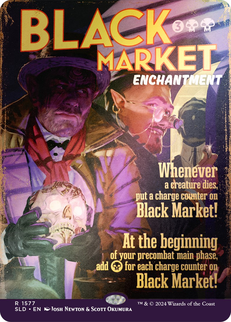 Black Market (Rainbow Foil) [Secret Lair Drop Series] | Good Games Cannington