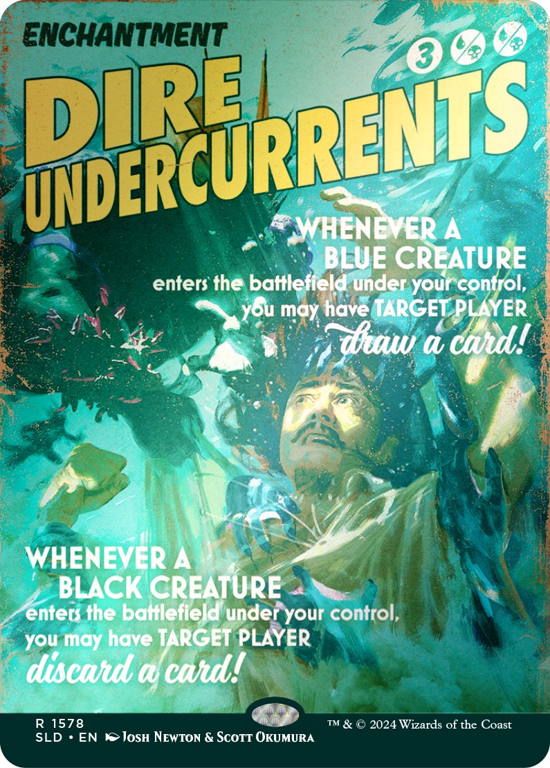 Dire Undercurrents (Rainbow Foil) [Secret Lair Drop Series] | Good Games Cannington