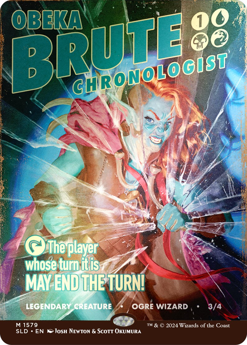 Obeka, Brute Chronologist (Rainbow Foil) [Secret Lair Drop Series] | Good Games Cannington
