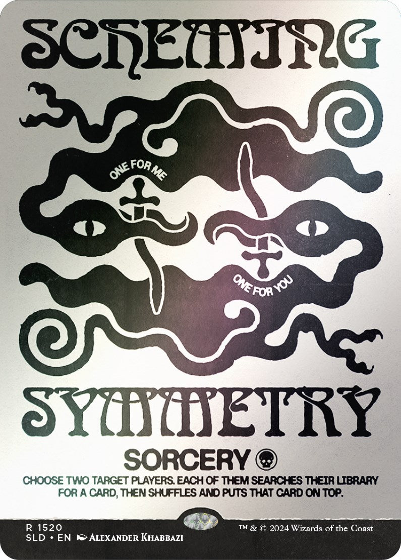 Scheming Symmetry (Rainbow Foil) [Secret Lair Drop Series] | Good Games Cannington