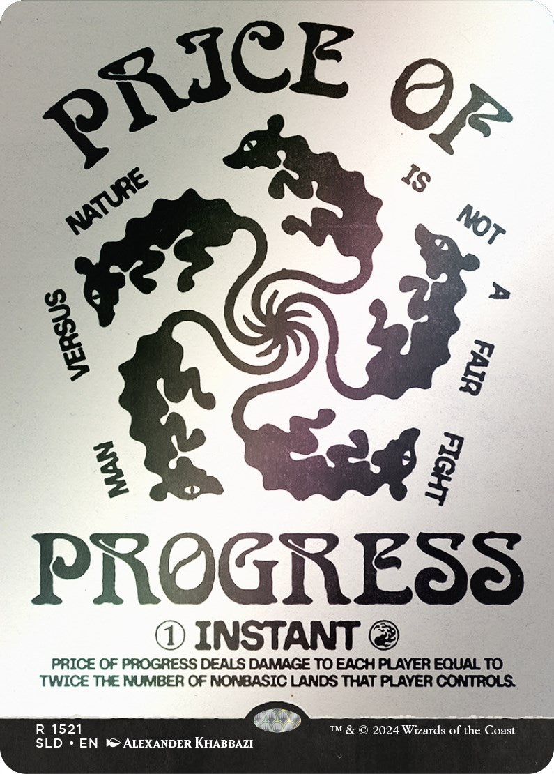 Price of Progress (Rainbow Foil) [Secret Lair Drop Series] | Good Games Cannington
