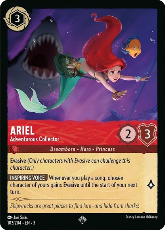 Ariel - Adventurous Collector (103/204) [Into the Inklands] | Good Games Cannington