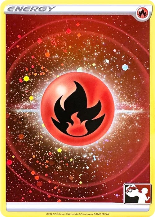 Fire Energy (Cosmos Holo) [Prize Pack Series Three] | Good Games Cannington