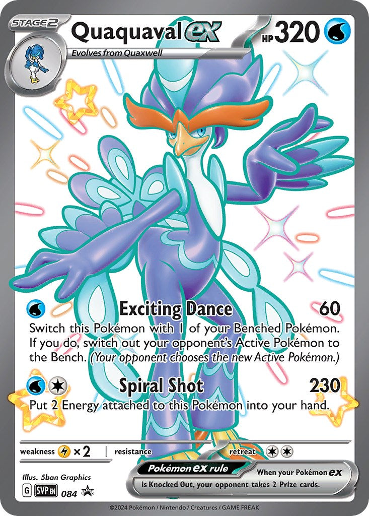 Quaquaval ex (084) (Jumbo Card) [Scarlet & Violet: Black Star Promos] | Good Games Cannington