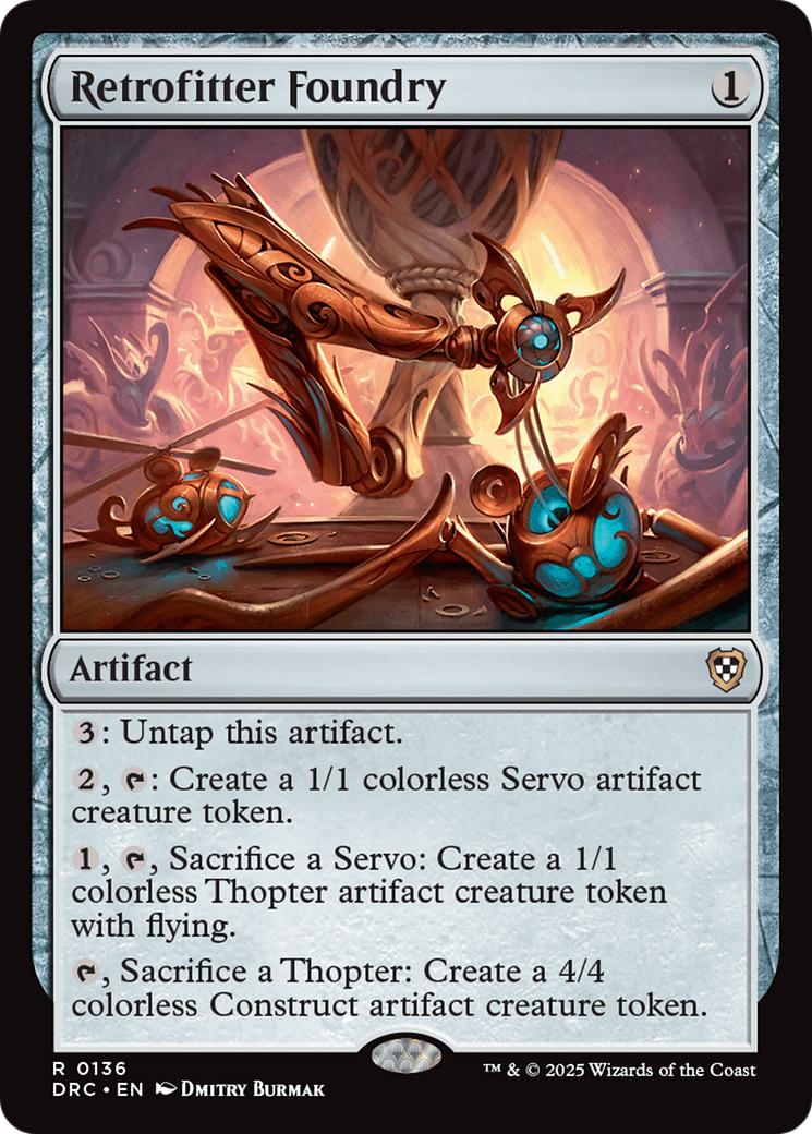 Retrofitter Foundry [Aetherdrift Commander] | Good Games Cannington