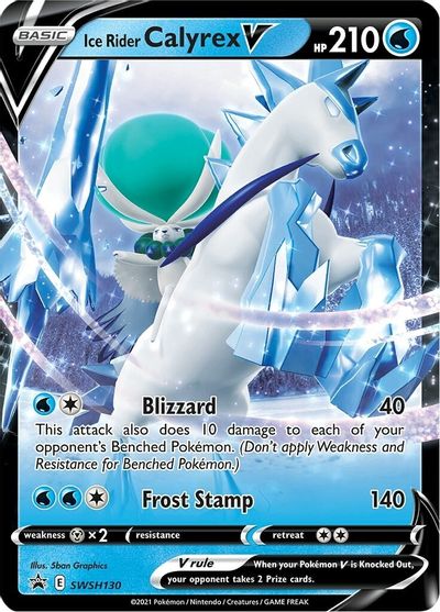 Ice Rider Calyrex V (SWSH130) [Sword & Shield: Black Star Promos] | Good Games Cannington