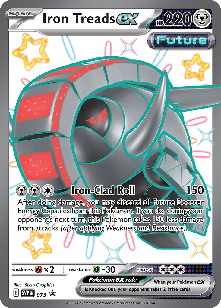 Iron Treads ex (073) [Scarlet & Violet: Black Star Promos] | Good Games Cannington