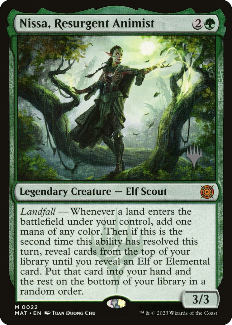 Nissa, Resurgent Animist (Promo Pack) [Murders at Karlov Manor Promos] | Good Games Cannington