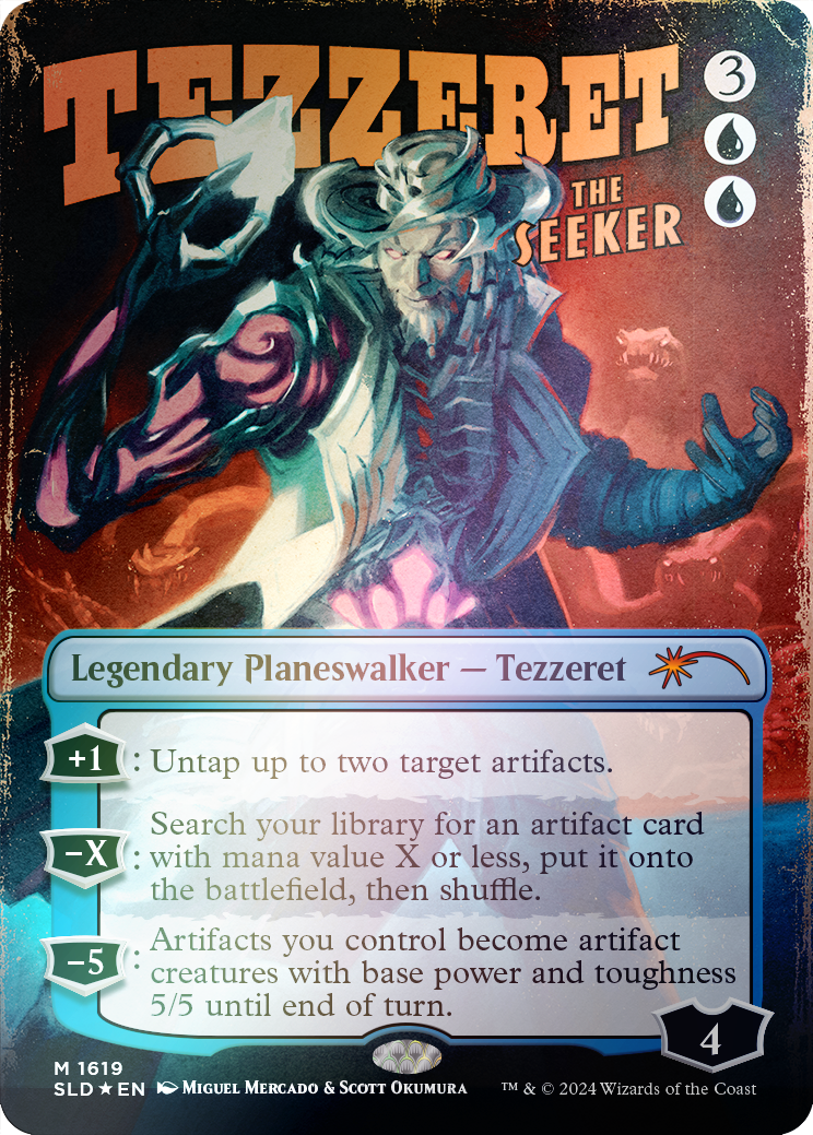 Tezzeret the Seeker (1619) (Rainbow Foil) [Secret Lair Drop Series] | Good Games Cannington