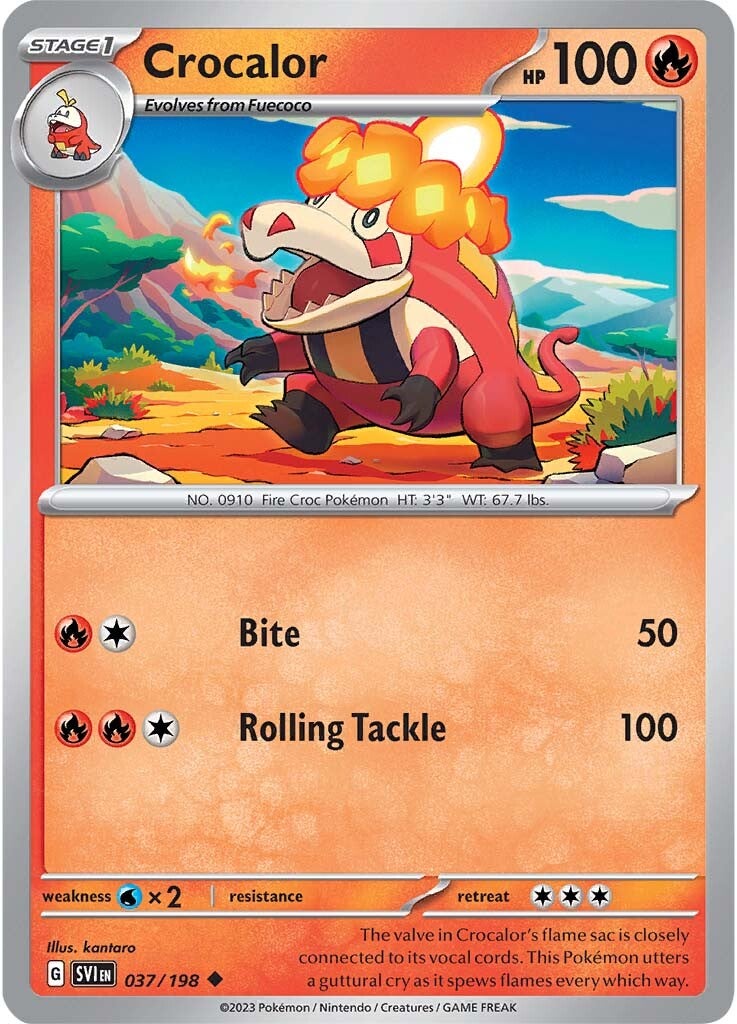 Crocalor (037/198) [Scarlet & Violet: Base Set] | Good Games Cannington