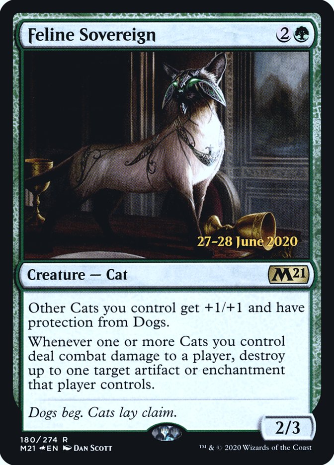 Feline Sovereign [Core Set 2021 Prerelease Promos] | Good Games Cannington