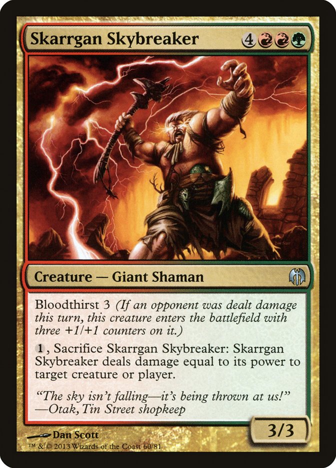 Skarrgan Skybreaker [Duel Decks: Heroes vs. Monsters] | Good Games Cannington