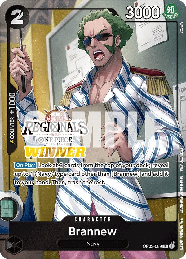 Brannew (Online Regional 2024) [Winner] [One Piece Promotion Cards] | Good Games Cannington