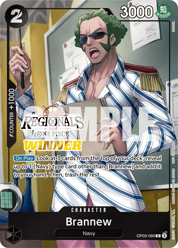 Brannew (Offline Regional 2024) [Winner] [One Piece Promotion Cards] | Good Games Cannington