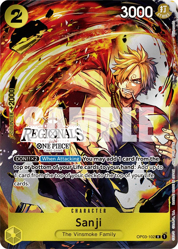 Sanji (Online Regional 2024) [Participant] [One Piece Promotion Cards] | Good Games Cannington