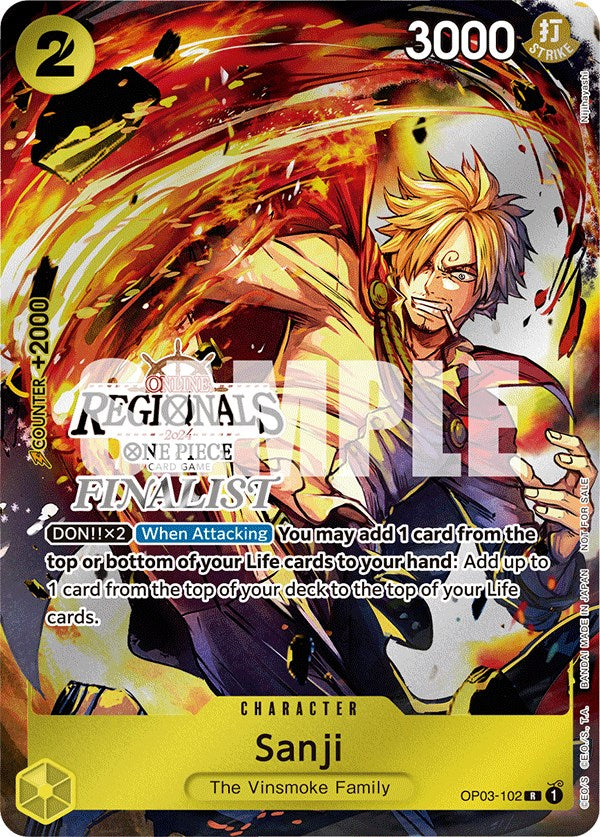 Sanji (Online Regional 2024) [Finalist] [One Piece Promotion Cards] | Good Games Cannington