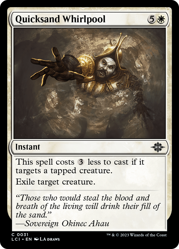 Quicksand Whirlpool [The Lost Caverns of Ixalan] | Good Games Cannington