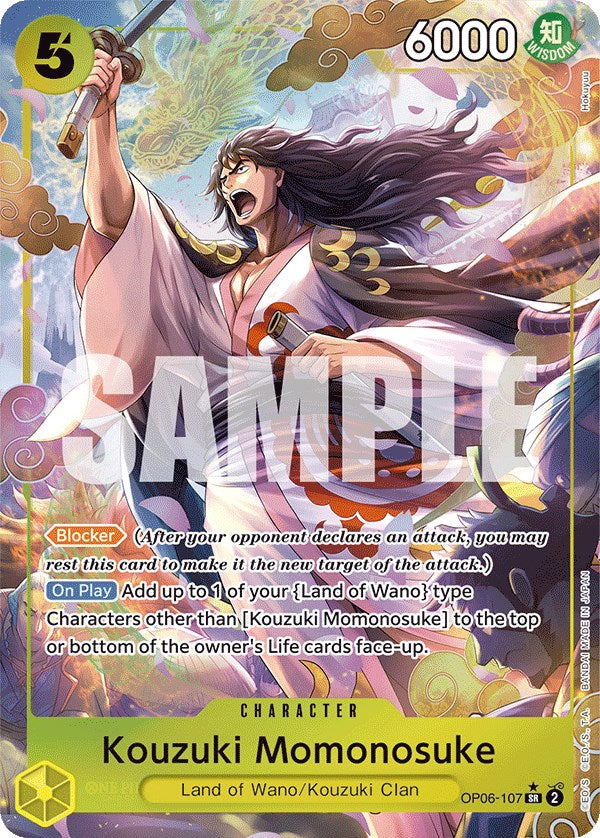 Kouzuki Momonosuke (Alternate Art) [Wings of the Captain] | Good Games Cannington
