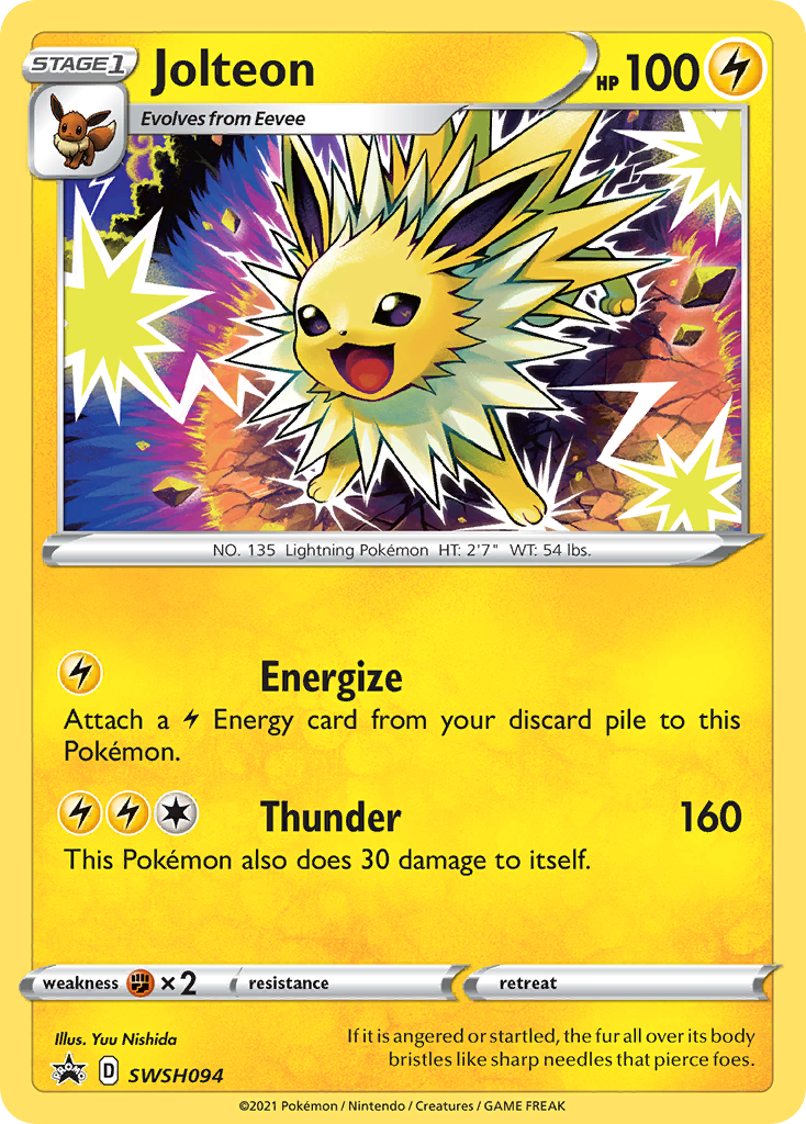 Jolteon (SWSH094) [Sword & Shield: Black Star Promos] | Good Games Cannington