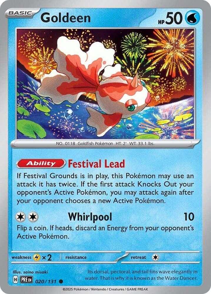 Goldeen (020/131) [Scarlet & Violet: Prismatic Evolutions] | Good Games Cannington