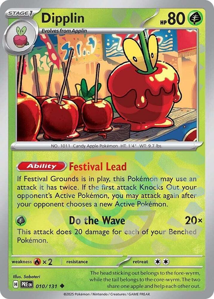 Dipplin (010/131) (Poke Ball Pattern) [Scarlet & Violet: Prismatic Evolutions] | Good Games Cannington