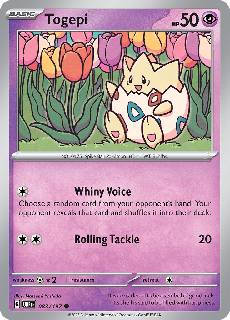 Togepi (083/197) [Scarlet & Violet: Obsidian Flames] | Good Games Cannington